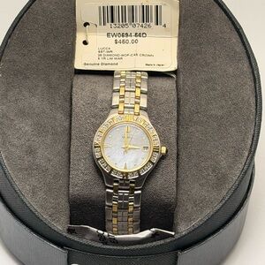CITIZEN - NEW WOMENS 28 DIAMOND MOTHER OF PEARL DIAL EW0694-56D